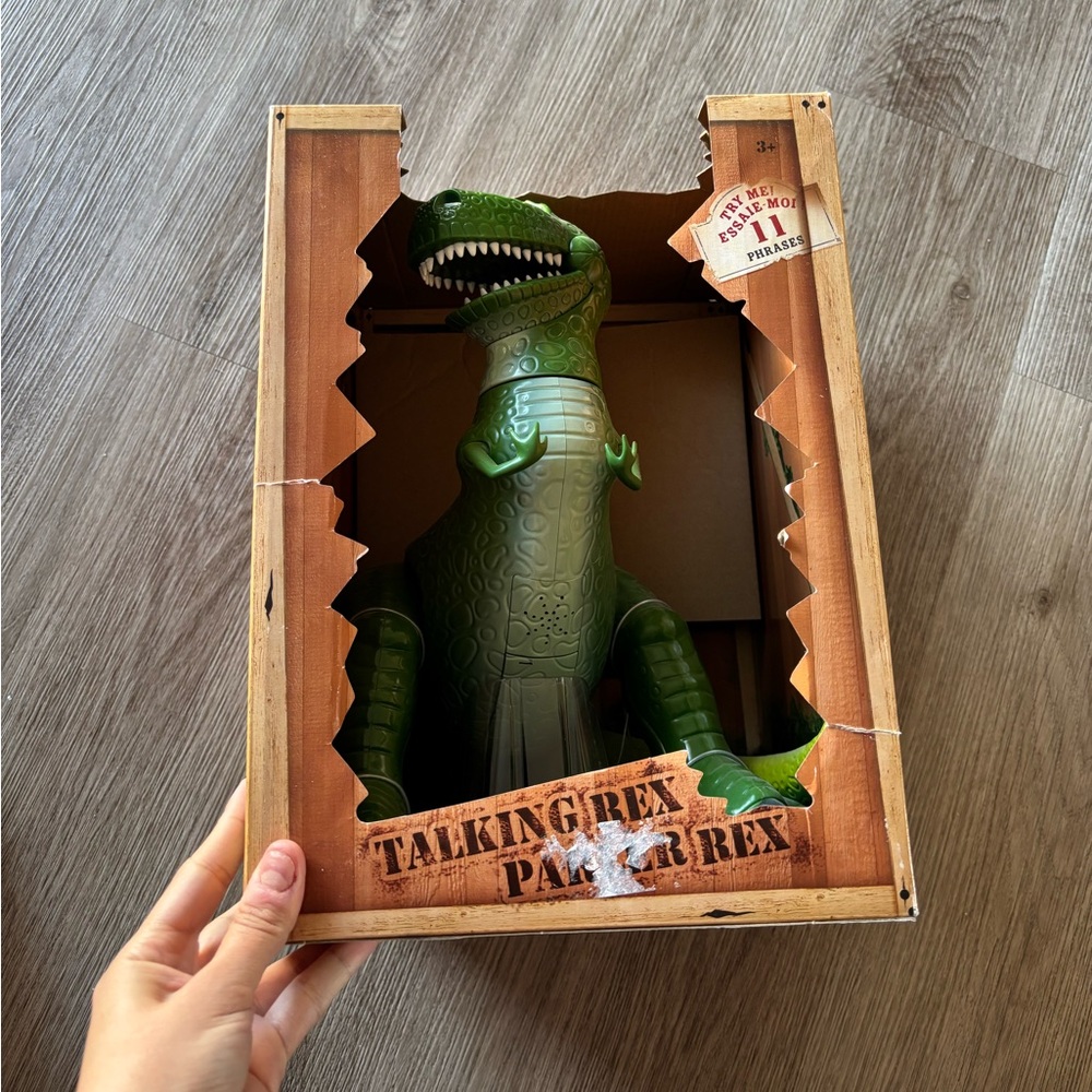 Toy Story Usa Disney Store Limited Edition Talking Figure Rex/Disney Pixar - Picture 3 of 9